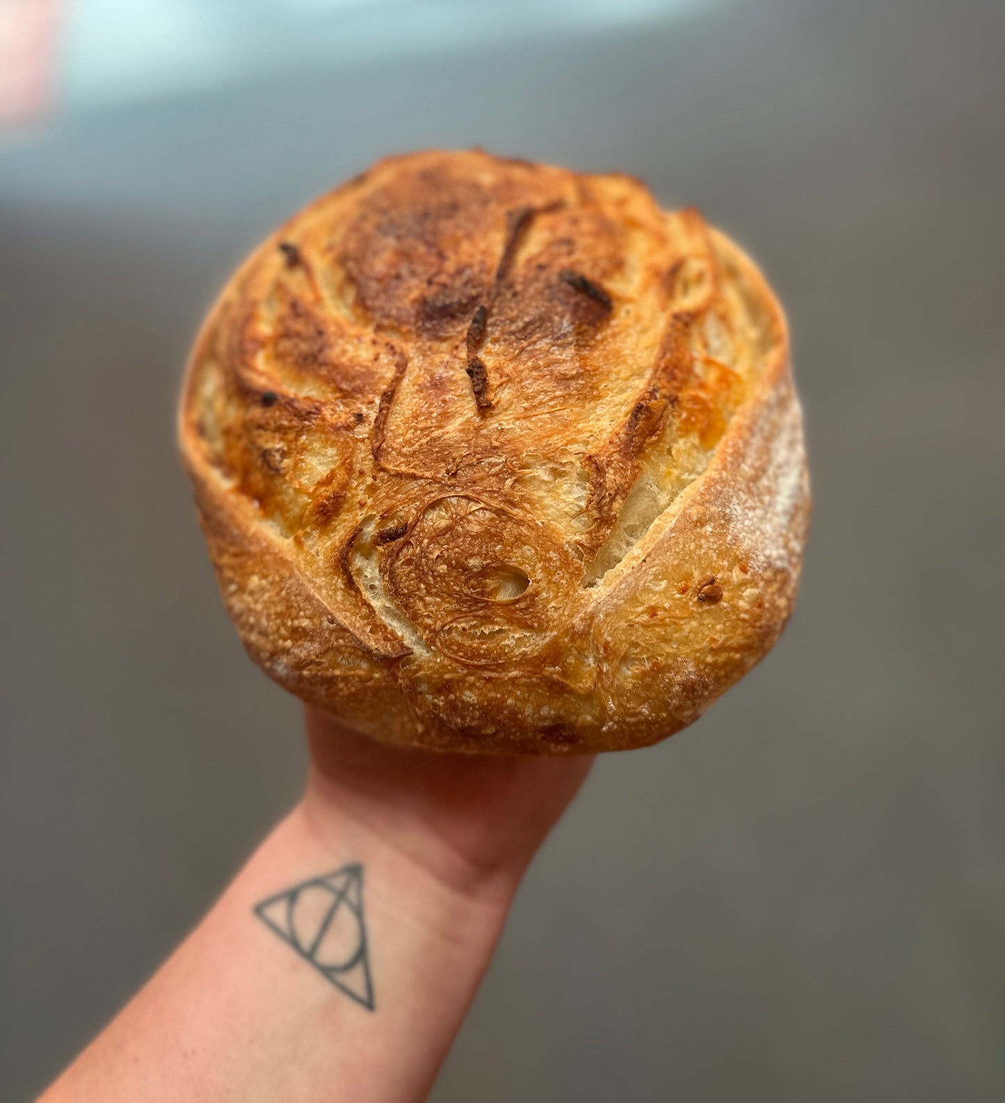 Roast Garlic & Parmesan Sourdough Loaf