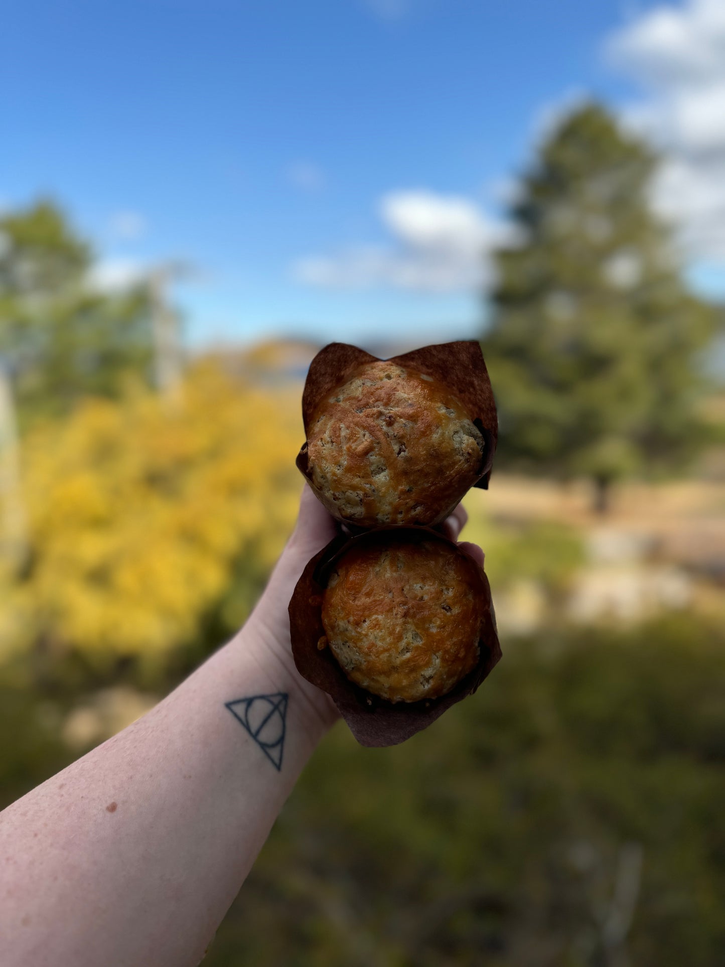 Savoury Sourdough Muffins