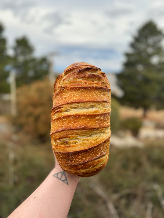 Roast Garlic & Parmesan Sourdough Loaf